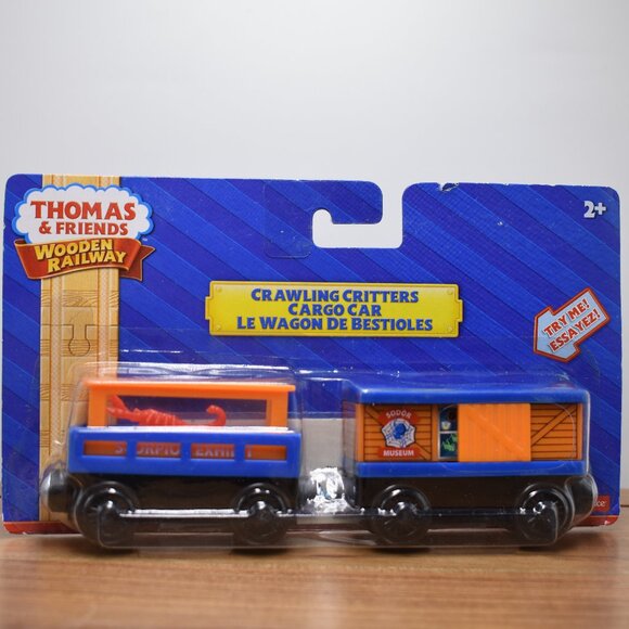 Crawling Critters Cargo Car Sodor Museum Thomas & Friends Wooden Railway Sealed - Picture 1 of 10